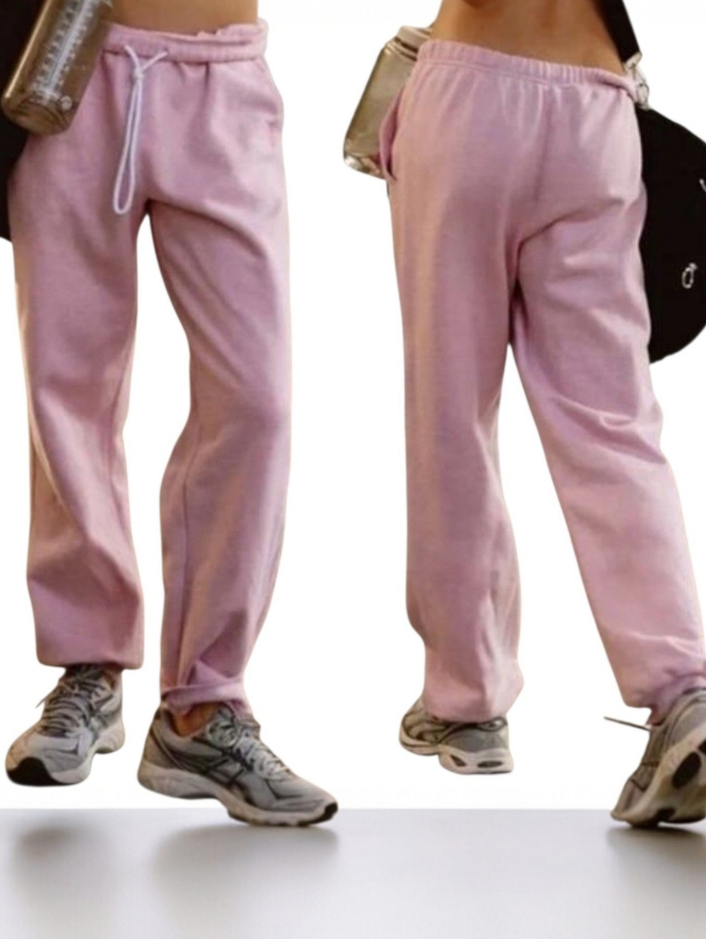 Free People Movement For The Win Joggers Candy Pink High Rise Relaxed Large NWOT